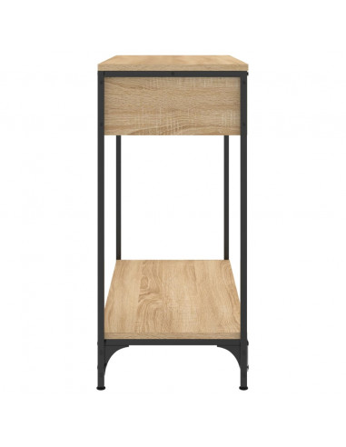 Tavolino Consolle Rovere Sonoma 75x34,5x75cm Legno Multistrato