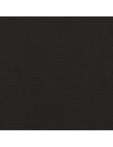 Poggiapiedi Nero 45x29,5x35 cm in Tessuto