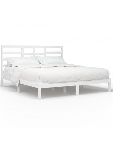 Giroletto Bianco in Legno Massello 200x200 cm