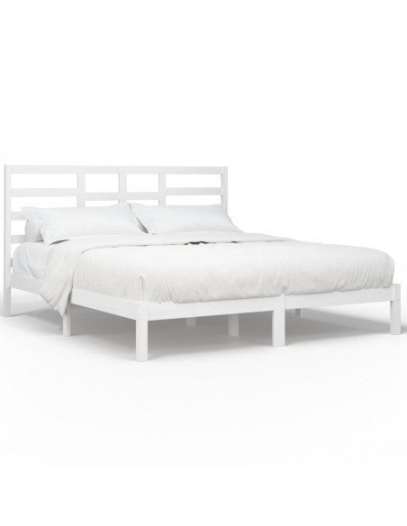 Giroletto Bianco in Legno Massello 200x200 cm