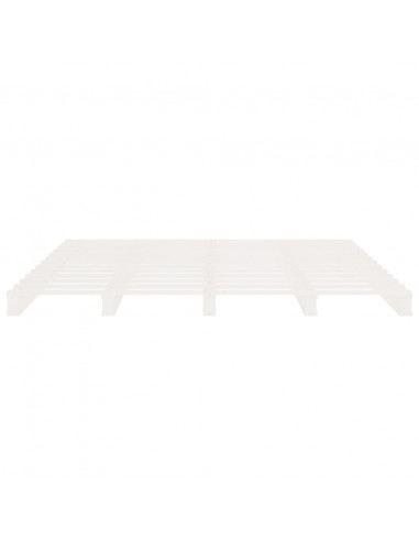 Giroletto Bianco 140x200 cm in Legno Massello di Pino