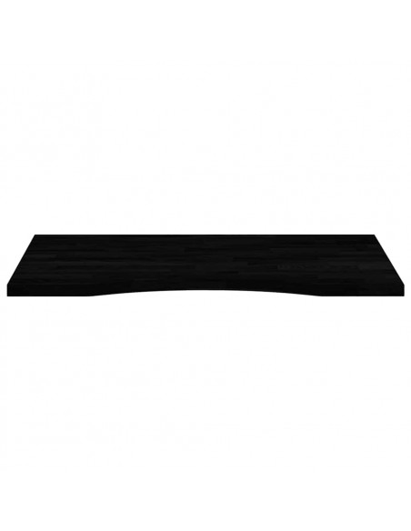 Piano Scrivania Marrone Scuro 80x60x2,5 cm in Rovere Massello