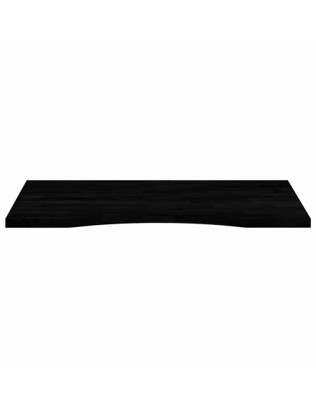 Piano Scrivania Marrone Scuro 80x50x2,5 cm in Rovere Massello