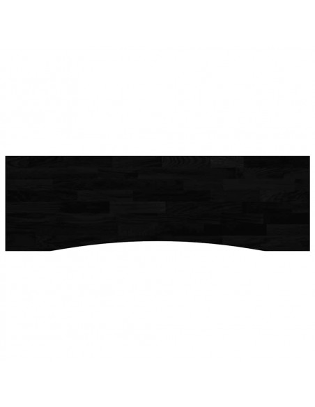 Piano Scrivania Marrone Scuro 160x50x2,5 cm in Rovere Massello