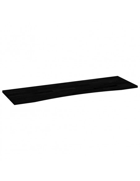 Piano Scrivania Marrone Scuro 160x50x2,5 cm in Rovere Massello