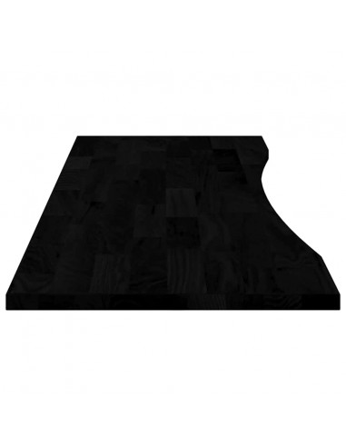 Piano Scrivania Marrone Scuro 160x50x2,5 cm in Rovere Massello