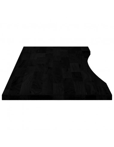 Piano Scrivania Marrone Scuro 140x50x2,5 cm in Rovere Massello