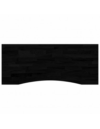 Piano Scrivania Marrone Scuro 120x50x2,5 cm in Rovere Massello