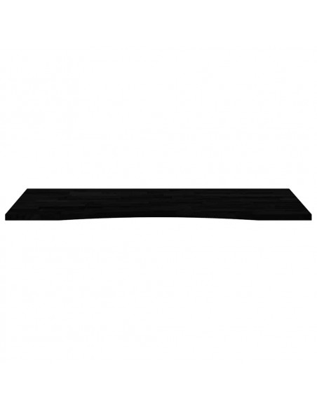 Piano Scrivania Marrone Scuro 120x50x2,5 cm in Rovere Massello