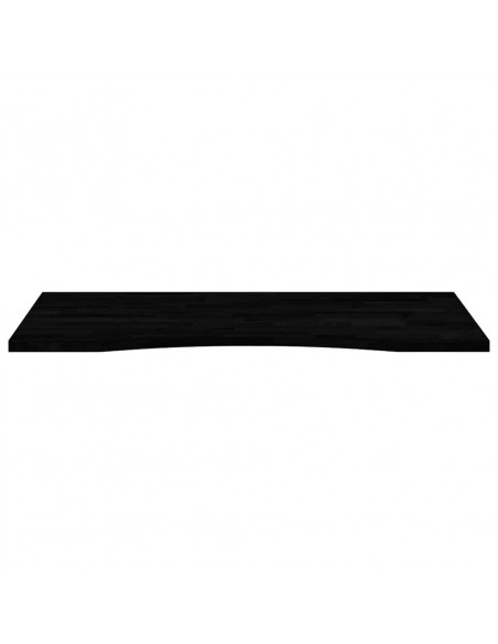 Piano Scrivania Marrone Scuro 100x60x2,5 cm in Rovere Massello