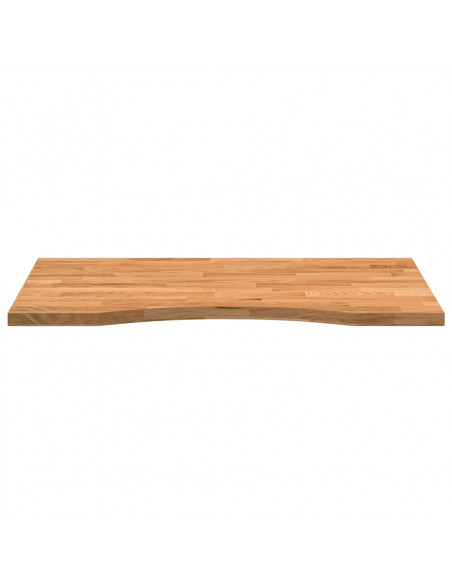Piano Scrivania Marrone Chiaro 80x60x2,5 cm in Rovere Massello