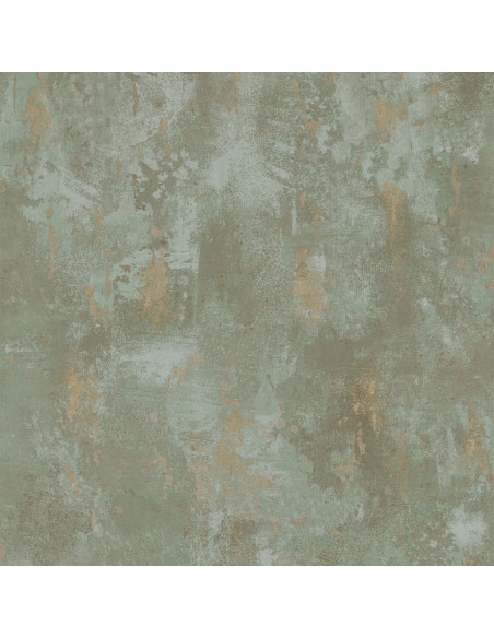 DUTCH WALLCOVERINGS Carta da Parati Motivo Calcestruzzo Verde TP1010