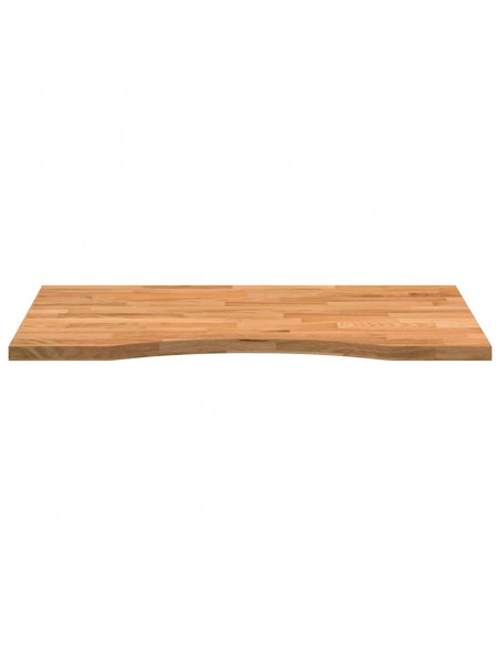 Piano Scrivania Marrone Chiaro 80x50x2,5 cm in Rovere Massello
