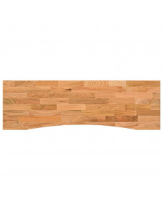 Piano Scrivania Marrone Chiaro 160x50x2,5 cm in Rovere Massello 2
