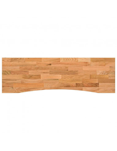 Piano Scrivania Marrone Chiaro 160x50x2,5 cm in Rovere Massello