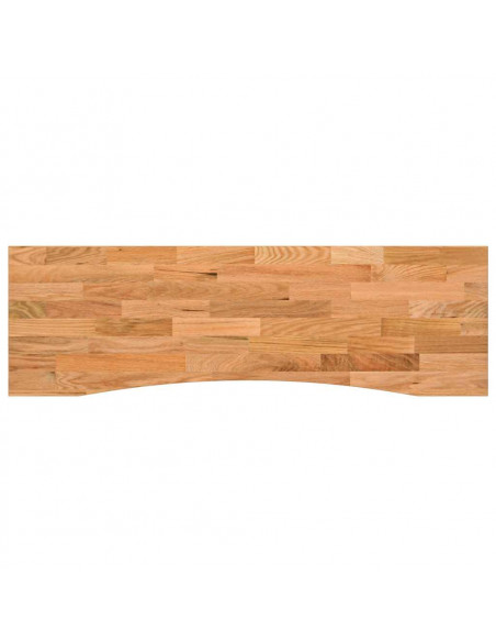 Piano Scrivania Marrone Chiaro 160x50x2,5 cm in Rovere Massello
