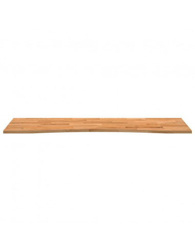 Piano Scrivania Marrone Chiaro 160x50x2,5 cm in Rovere Massello