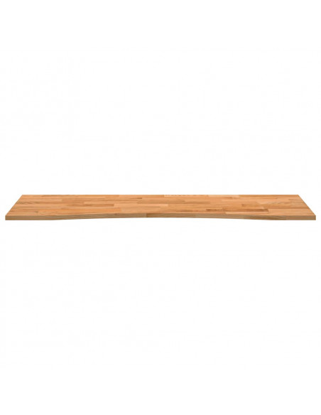 Piano Scrivania Marrone Chiaro 160x50x2,5 cm in Rovere Massello