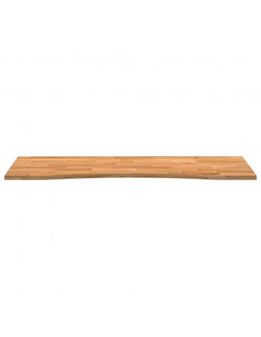 Piano Scrivania Marrone Chiaro 140x50x2,5 cm in Rovere Massello