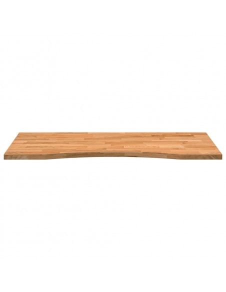 Piano Scrivania Marrone Chiaro 100x60x2,5 cm in Rovere Massello