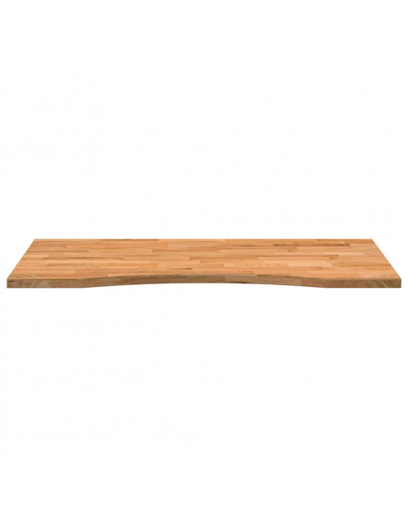 Piano Scrivania Marrone Chiaro 100x50x2,5 cm in Rovere Massello