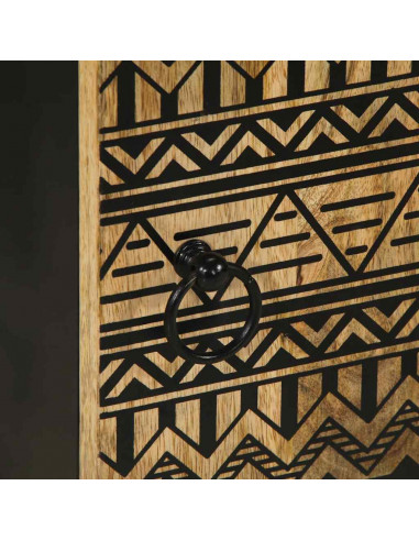 Mobile da Bagno 38x33,5x58 cm in Legno Massello di Mango