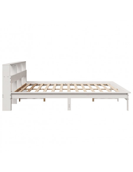 Letto senza Materasso Bianco 180x200 cm Legno Massello di Pino