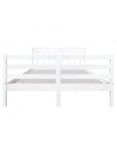 Giroletto Bianco in Legno Massello 140x190 cm