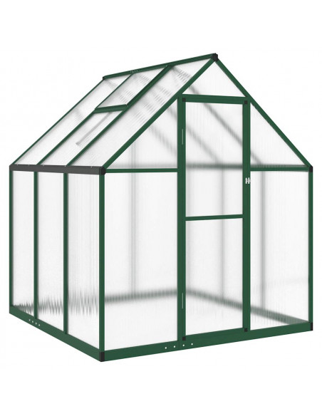 Telaio Serra con Base Verde 169x169x195 cm in Alluminio