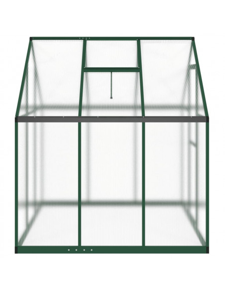 Telaio Serra con Base Verde 169x169x195 cm in Alluminio