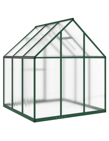 Telaio Serra con Base Verde 169x169x195 cm in Alluminio