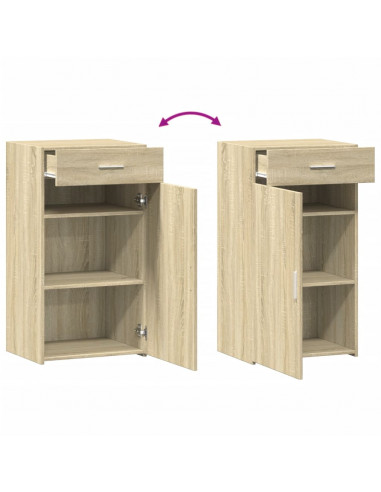Credenza Rovere Sonoma 50x42,5x93 cm in Legno Multistrato