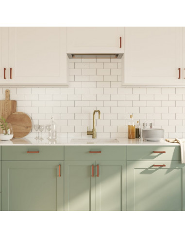 Maniglie per Mobili 20 pz Bronzo 96 mm in Acciaio Inox