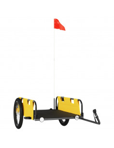 Rimorchio da Bici Giallo Oxford e Ferro 2