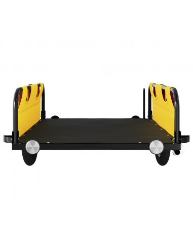 Rimorchio da Bici Giallo Oxford e Ferro