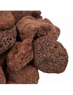 Rocce Vulcaniche 10 kg Rosse 5-8 cm