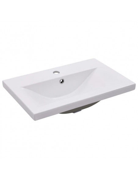 Set Mobili da Bagno Nero in Legno Multistrato