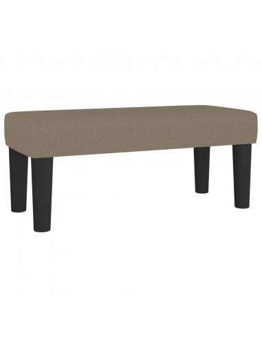 Giroletto a Molle con Materasso Tortora 90x190 cm in Tessuto