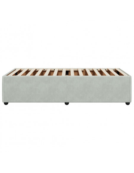 Giroletto Grigio Chiaro 90x200 cm in Velluto