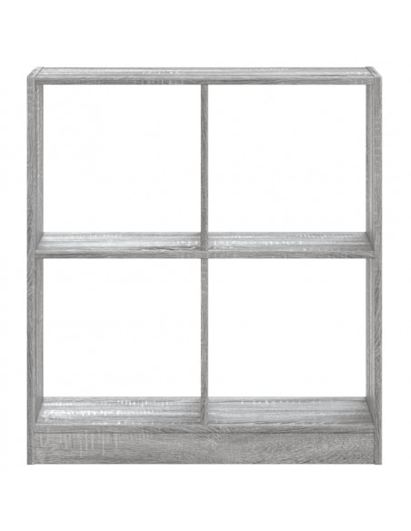 Libreria Grigio Sonoma 68,5x32x75 cm in Legno Multistrato