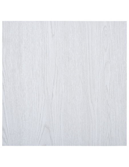 Listoni per Pavimenti Autoadesivi in PVC 5,11 m² Bianchi