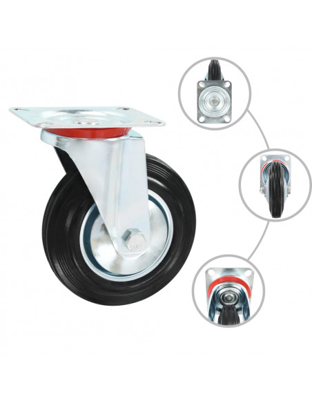 Rotelle Girevoli 4 pz 160 mm