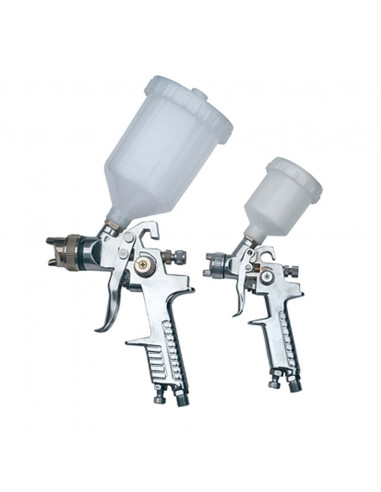 Set Spruzzatori di Vernice 2 pz HVLP