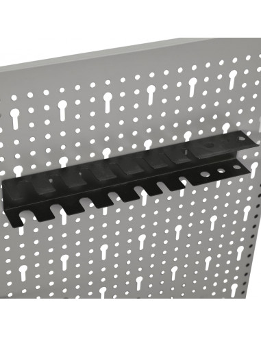 Pannelli per Utensili a Parete 3 pz 40x58 cm Acciaio