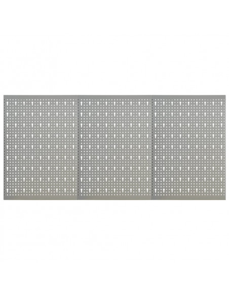 Pannelli per Utensili a Parete 3 pz 40x58 cm Acciaio