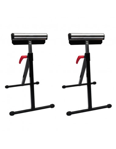Cavalletto a Rullo Regolabile Set 2 pz