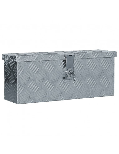 Cassetta in Alluminio 48,5x14x20 cm Argento