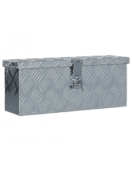 Cassetta in Alluminio 48,5x14x20 cm Argento