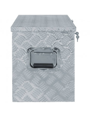 Cassetta in Alluminio 90,5x35x40 cm Argento