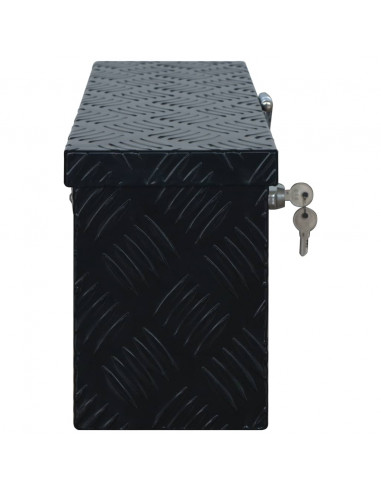 Scatola in Alluminio 485x140x200 mm Nera